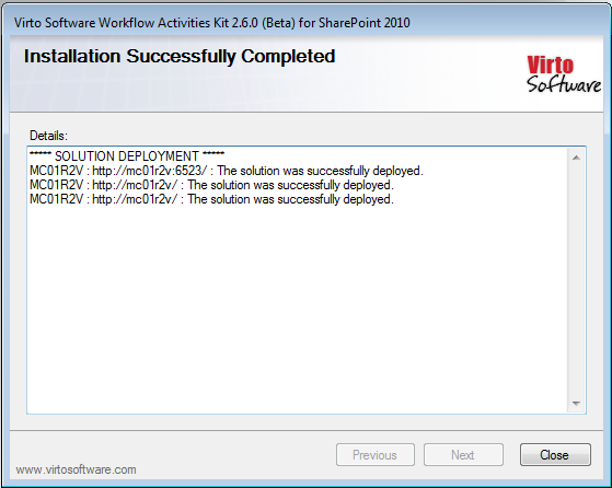 installing_virto_sharepoint_workflow_activities_kit_for_2010_5