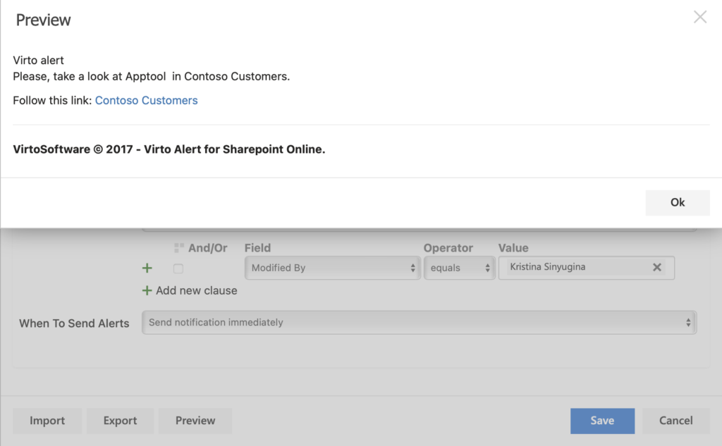 using_virto_alerts_&_reminder_app_for_sharepoint_lists_9