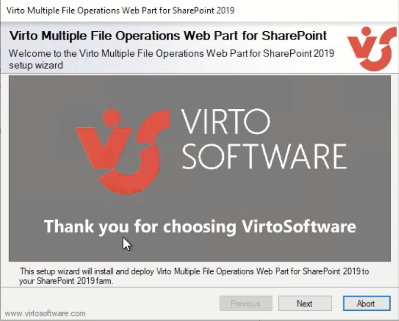multiple file operations installation