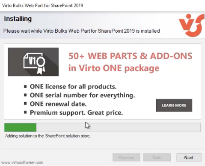 virto bulks setup step 5