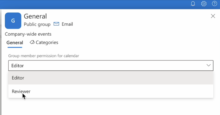 You can assign members as either editors or reviewers in Virto Calendar App