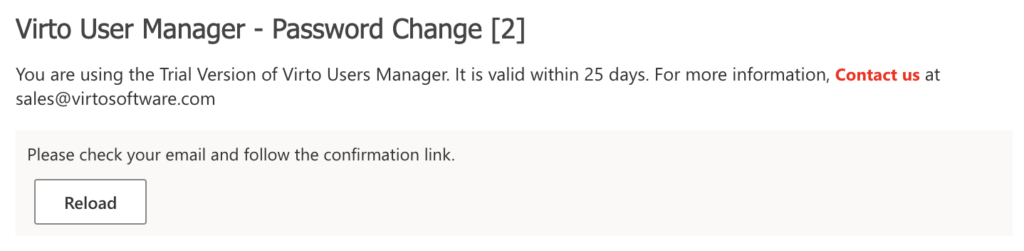 Please check your email and follow the confirmation link