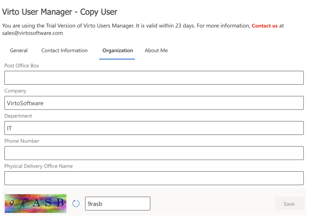 copy user - org settings