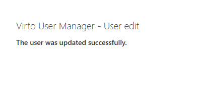 successful user data update